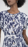 SIXDO Raw Midi Dress